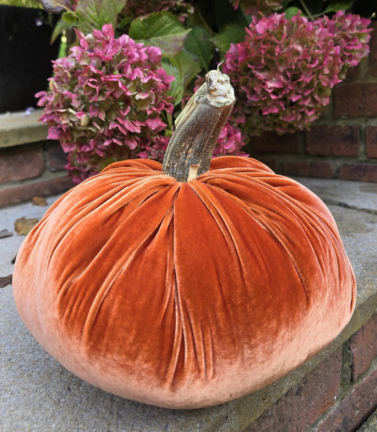 LARGE Silk Velvet Pumpkin, Rustic Farmhouse Decor, Wedding Centerpiece,Thanksgiving Table,Hostess Gift Idea Autumn Fall Dark Brown Chocolate