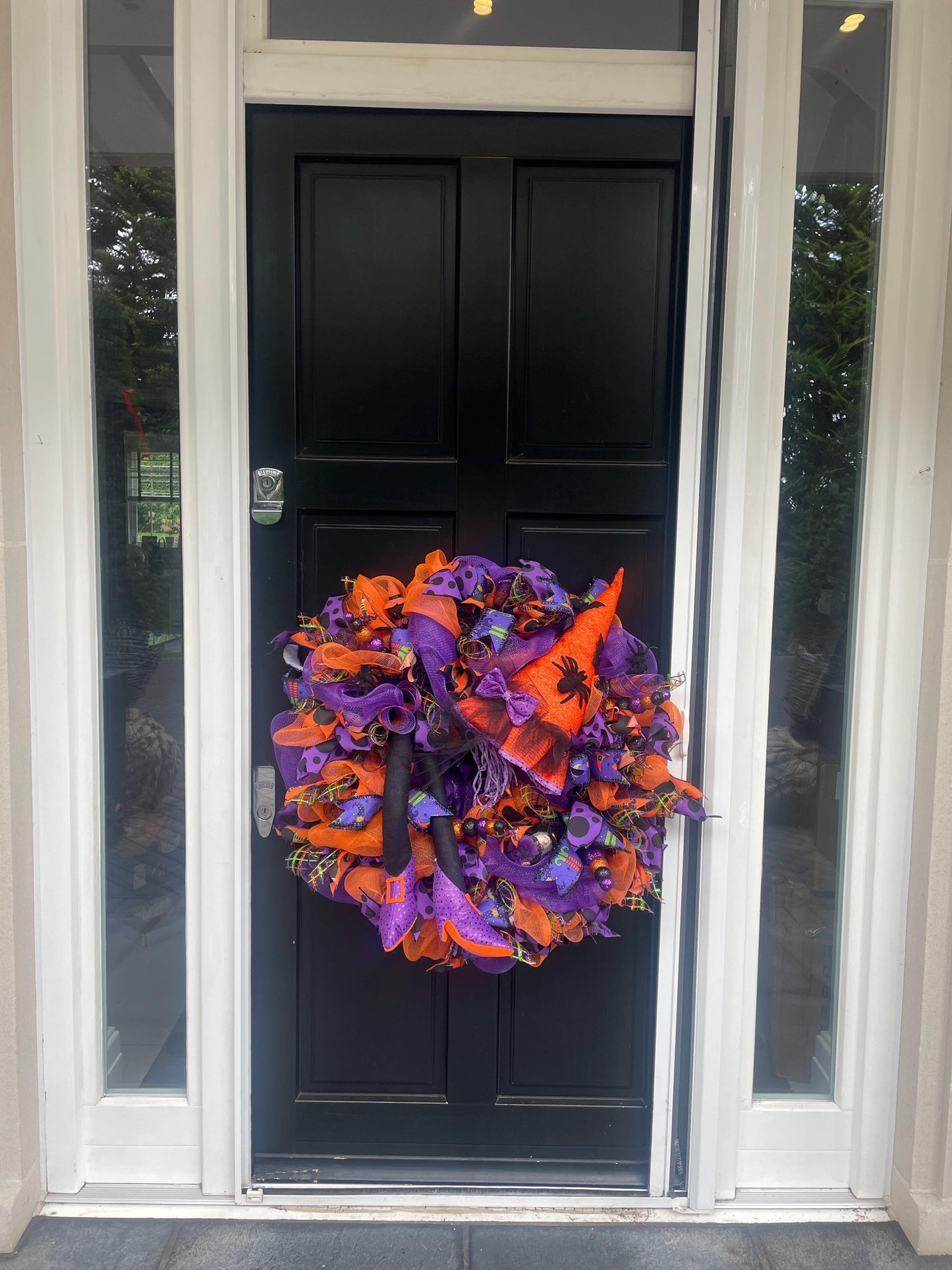Halloween Wreath, Halloween Door Wreath, Halloween Front Door Wreath, Halloween, Halloween Decor, Halloween Door Wreaths, Halloween Wreaths