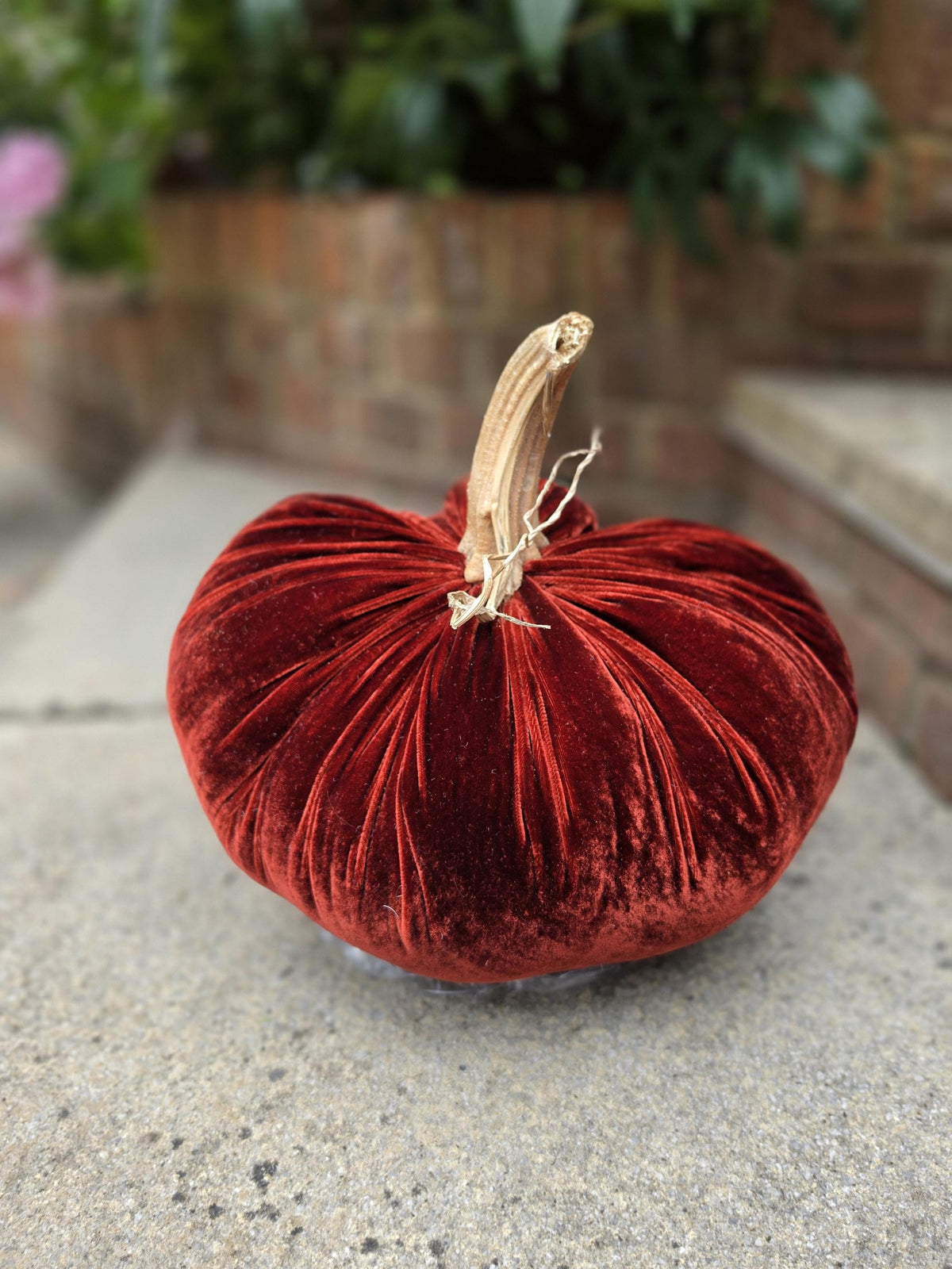 LARGE Silk Velvet Pumpkins, Natural Country Decor Wedding Arrangement Thanksgiving Table Hostess Gift Idea Autumn Fall Royal Blue Light Navy