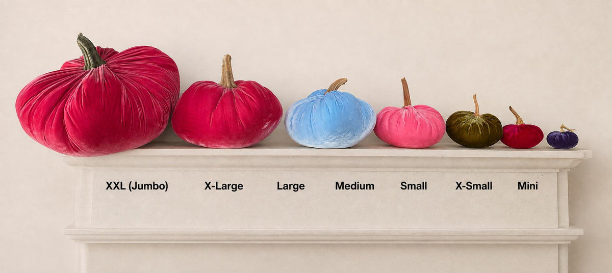 Set of 3 MINI Dark Green Blue Purple Silk Velvet Pumpkins, Autumn Table Decor, Fall Wedding, Thanksgiving, Best Selling Item