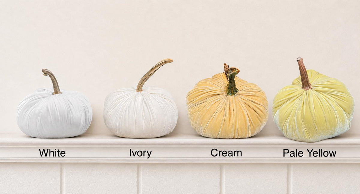 Set of 3 MINI Forest Green Olive Silk Velvet Pumpkins, Autumn Table Decor, Fall Wedding, Thanksgiving Home Decorations,