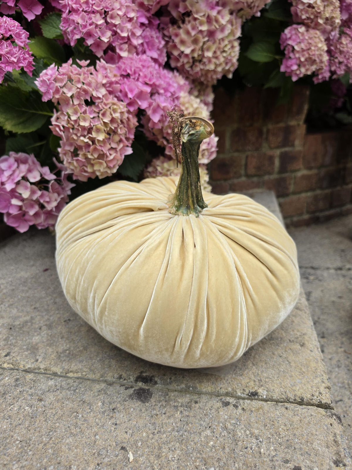 LARGE MInt Green Silk Velvet Pumpkins Rustic Farmhouse Wedding Thanksgiving Gift Idea Home Modern Handmade Decor Decoration